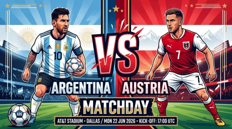 Argentina vs Østerrike: Storkamp i Dallas avgjør gruppens skjebne