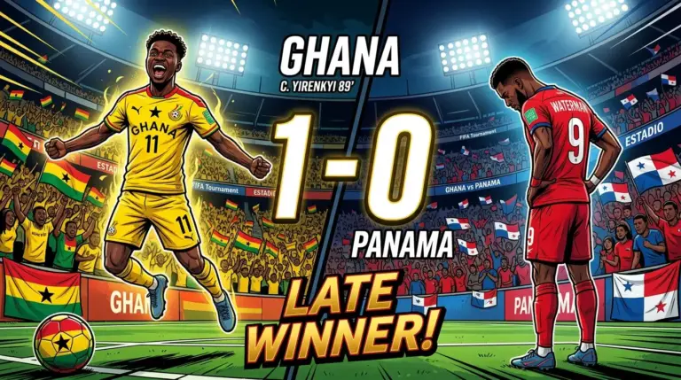 Ghana 1-0 Panama: Kampreferat