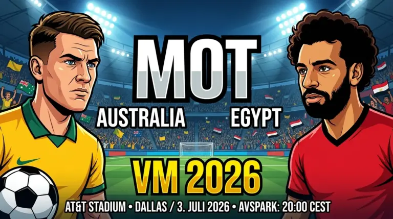 Australia vs Egypt: Historisk VM-kamp på sletta i Dallas