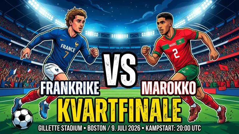 Frankrike vs Marokko: Revansj i VM-kvartfinalen i Boston i kveld