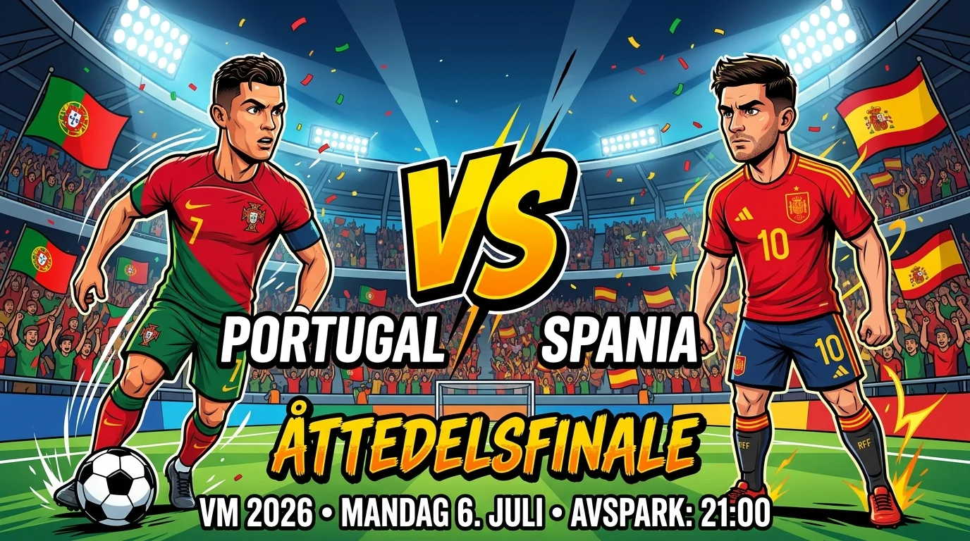 Portugal vs Spania: Den store iberiske klassikeren i VM-åttedelsfinalen